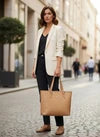 BC Monogram Structured Tote Handbag